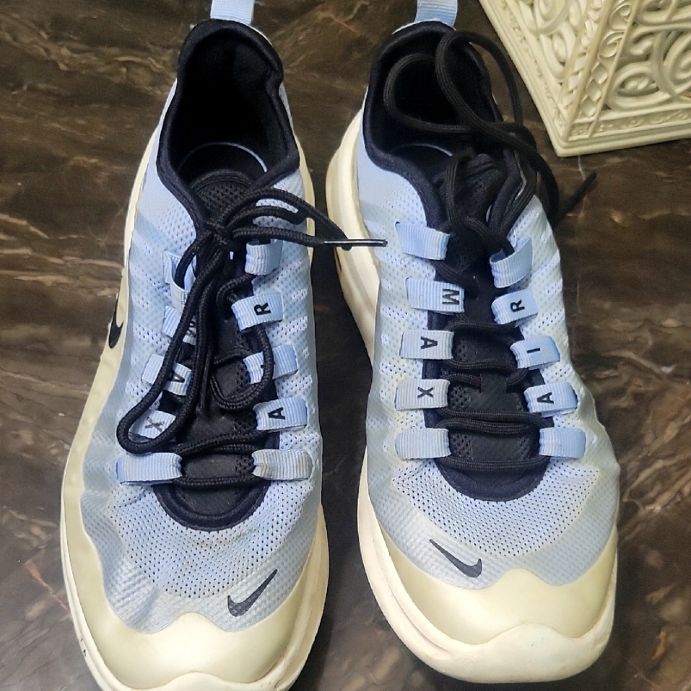 Nike Air Max Sneakers in Light Blue and Beige